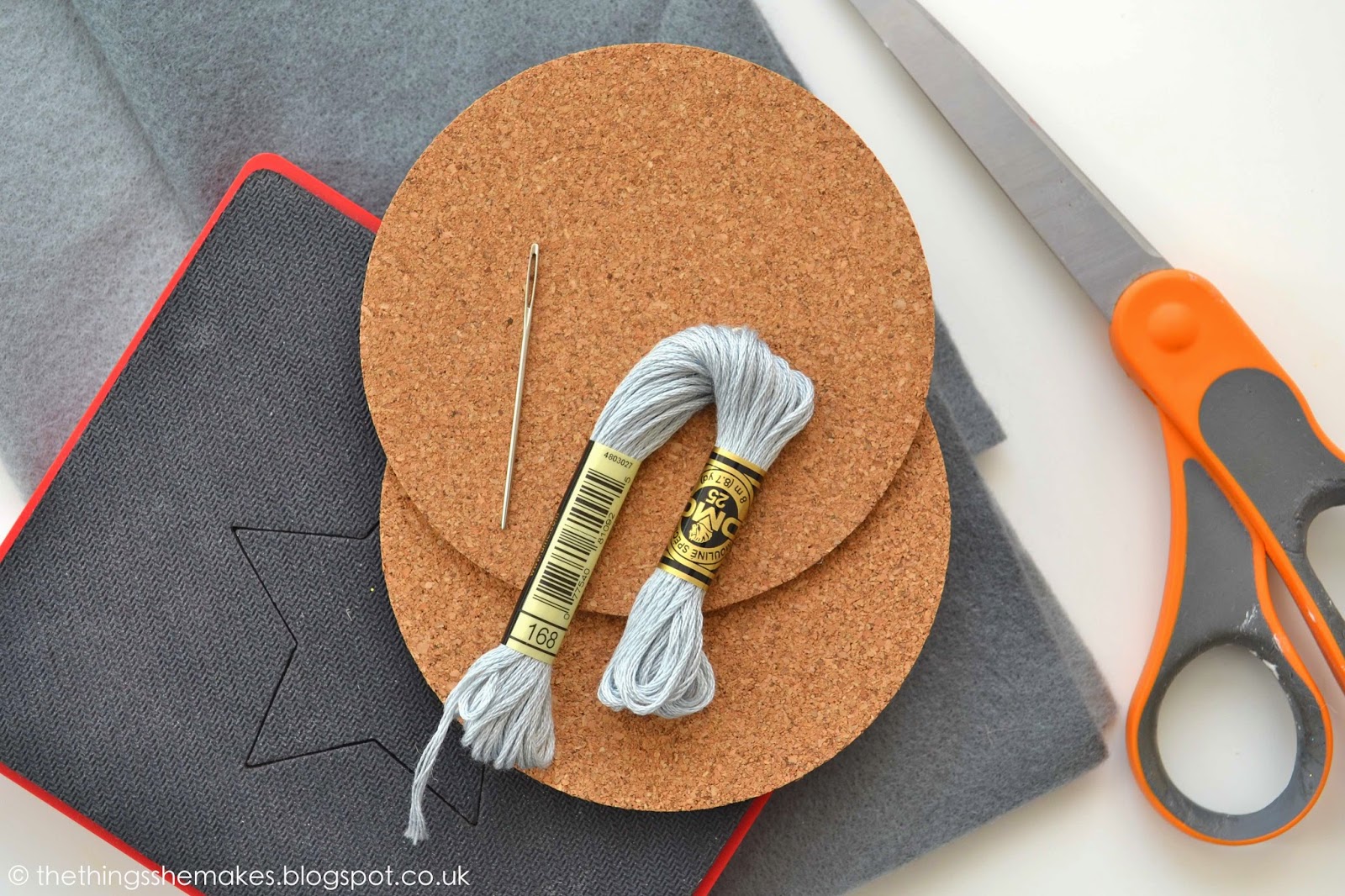 How to Make Felt Coasters The Things She Makes