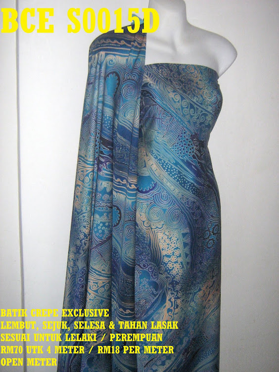 BCE SF0015D: BATIK CREPE EXCLUSIVE, 4 METER