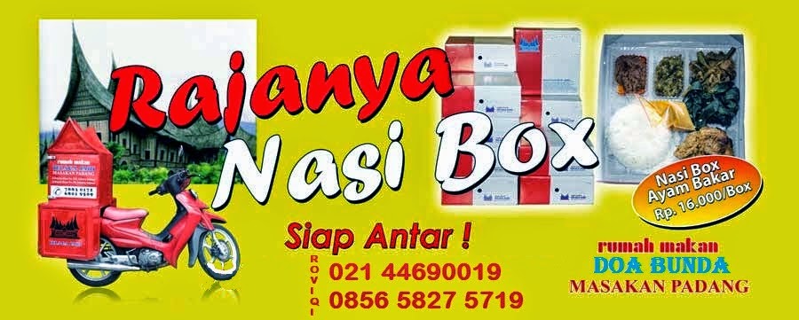 Nasi Box padang | Delivery Nasi Box | Doa Bunda Nasi box