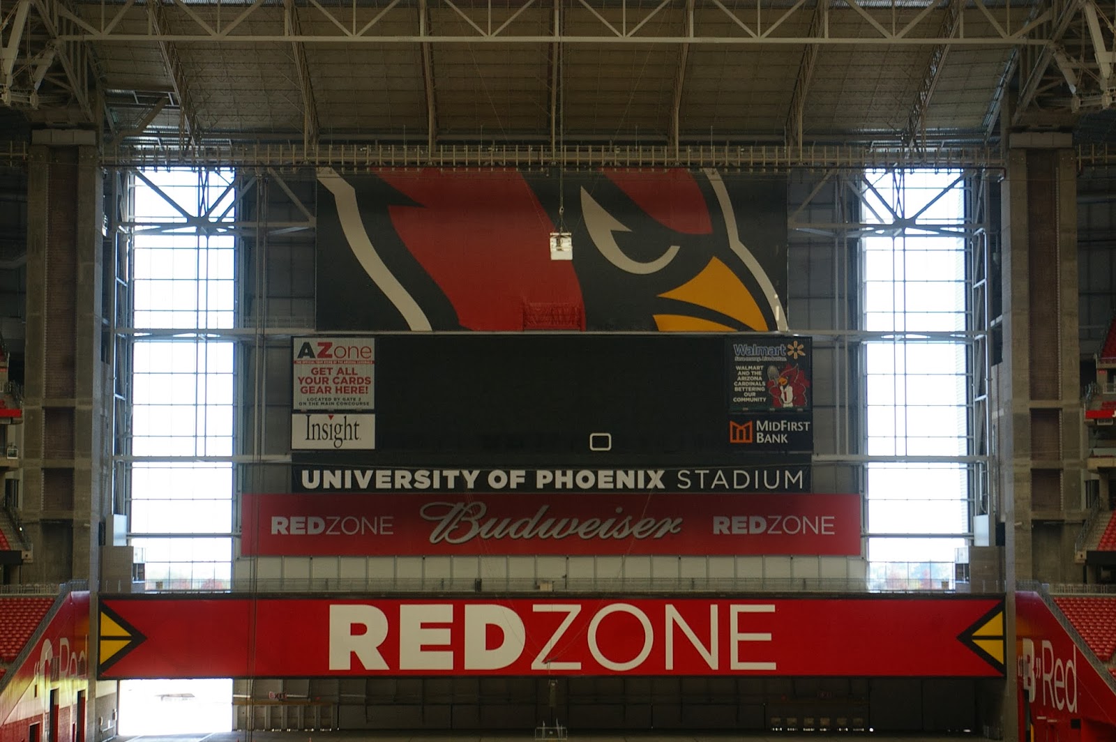 Fulltime RVing UNIVERSITY OF PHOENIX STADIUM TOUR