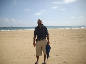 At Nilaveli beach.Notice the clean white unpolluted sand.