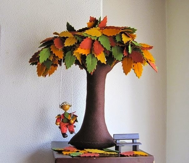 DIY Felt Trees Do it yourself ideas and projects