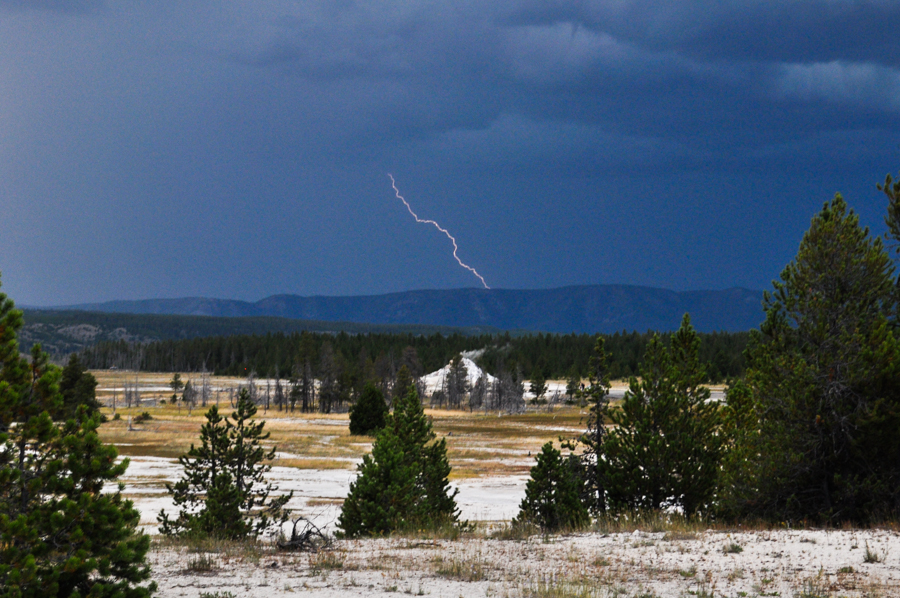 Thunderstorm in Yellowstone