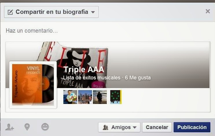 TripleA / Arturo en Facebook