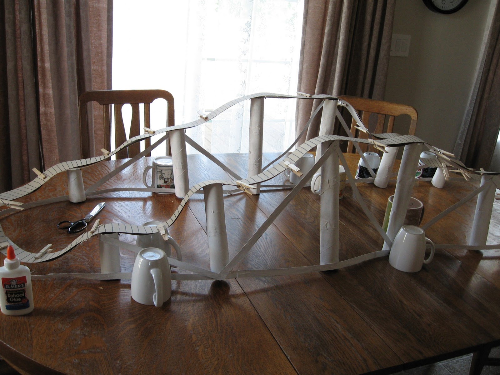 Almost Unschoolers Summer Fun Day 58 Cardboard Roller Coaster Craft