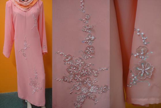 Jubah Pink