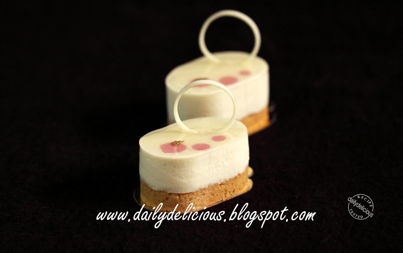 dailydelicious White chocolate mousse Cute and happy dessert.