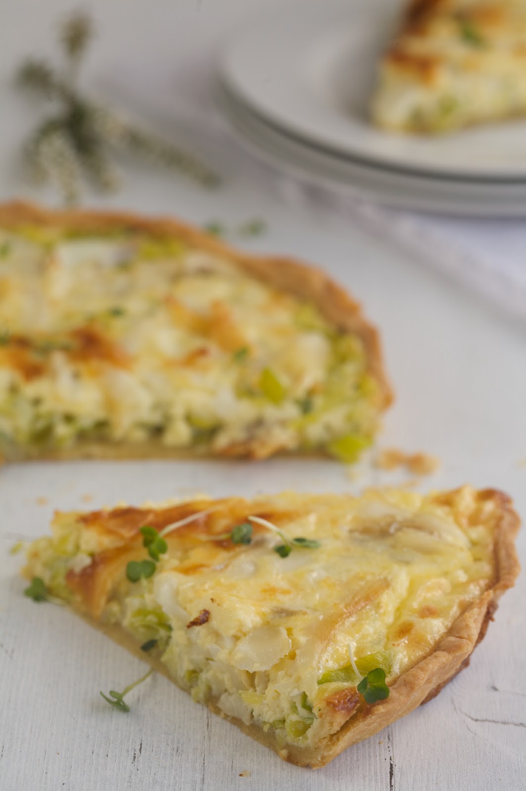 LEEK AND SMOKED HADDOCK TART Multicultural Kitchen