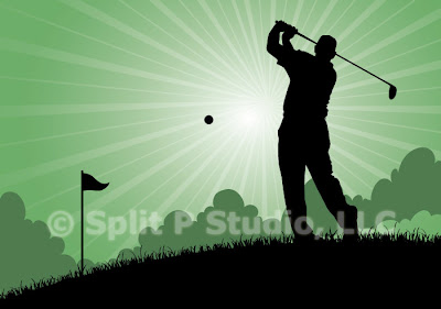 golf vector art