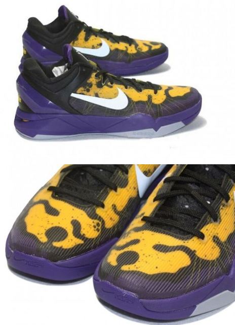 THE SNEAKER ADDICT: Nike Zoom Kobe VII âPoison Dart Frogâ Lakers Sneaker (New Images + Release Date)