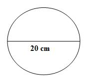 perímetro de um círculo