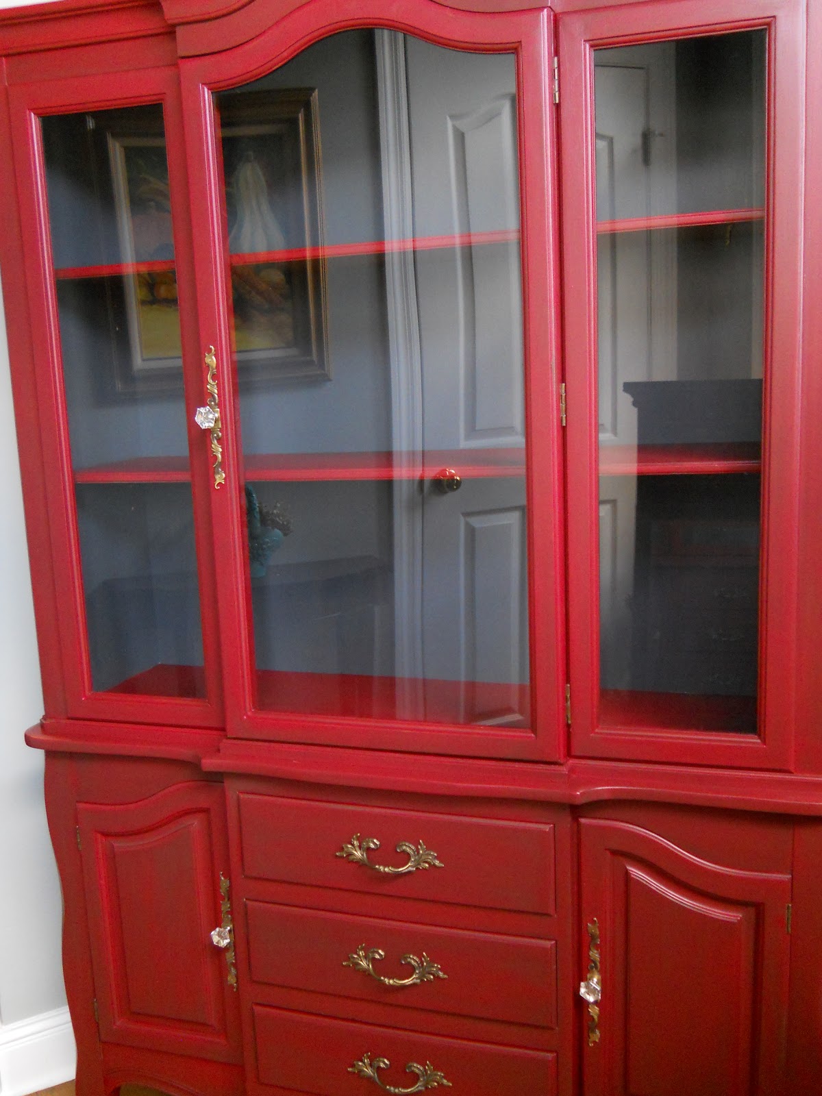 dreamingincolor Painted Hutch Before and After