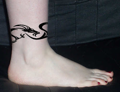 Dragon Tattoo on Foot