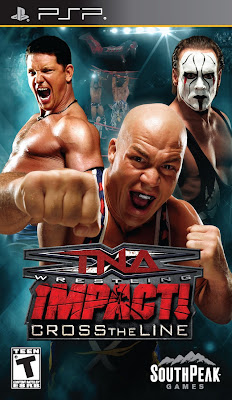 Free Download TNA Impact Cross the Line psp 