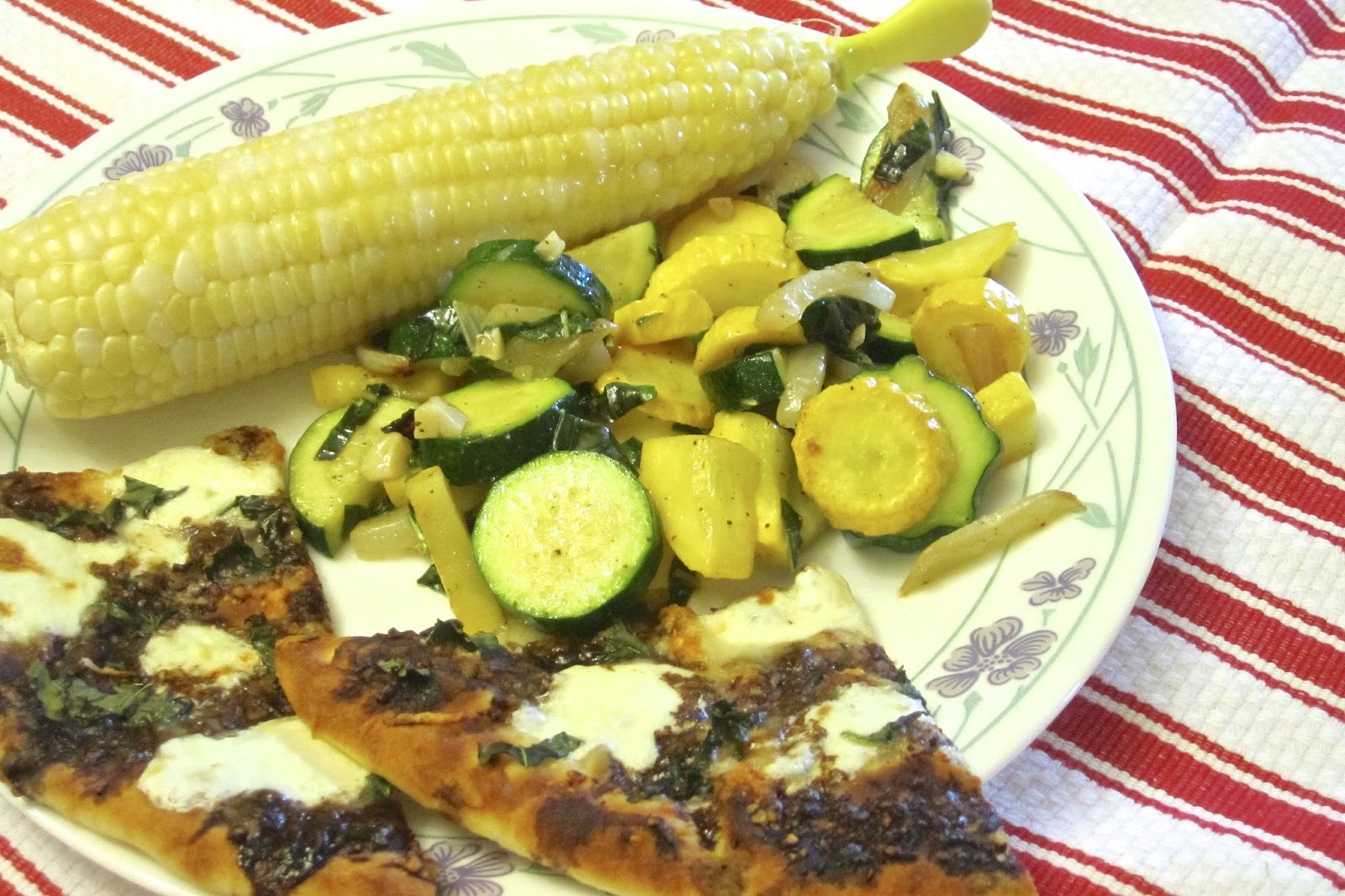 a piece of cake . . . Balsamic, Basil, and Mozzarella Cheese Naan