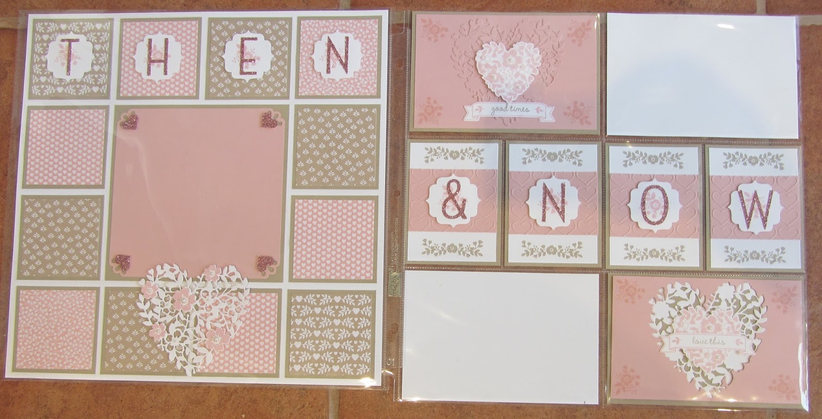 Stamping Moments Bloomin' Love Stampin' UP! Scrapbook Layout