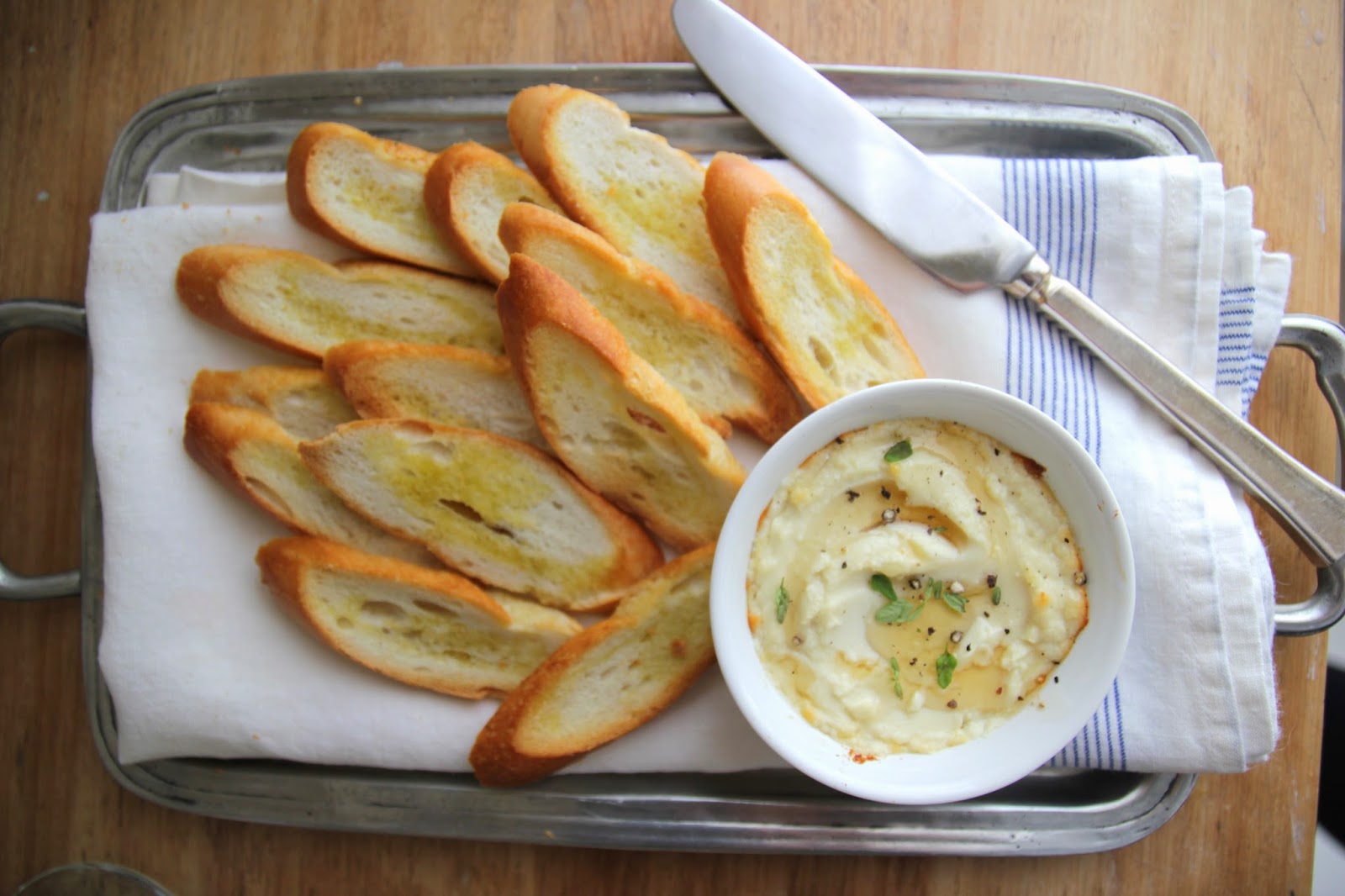 Jenny Steffens Hobick Baked Goat Cheese Drizzled with Honey Easy