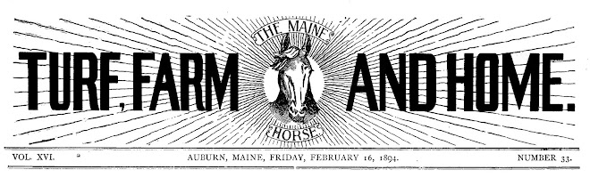 Once Recognized as the Maine Horsemen's Newspaper