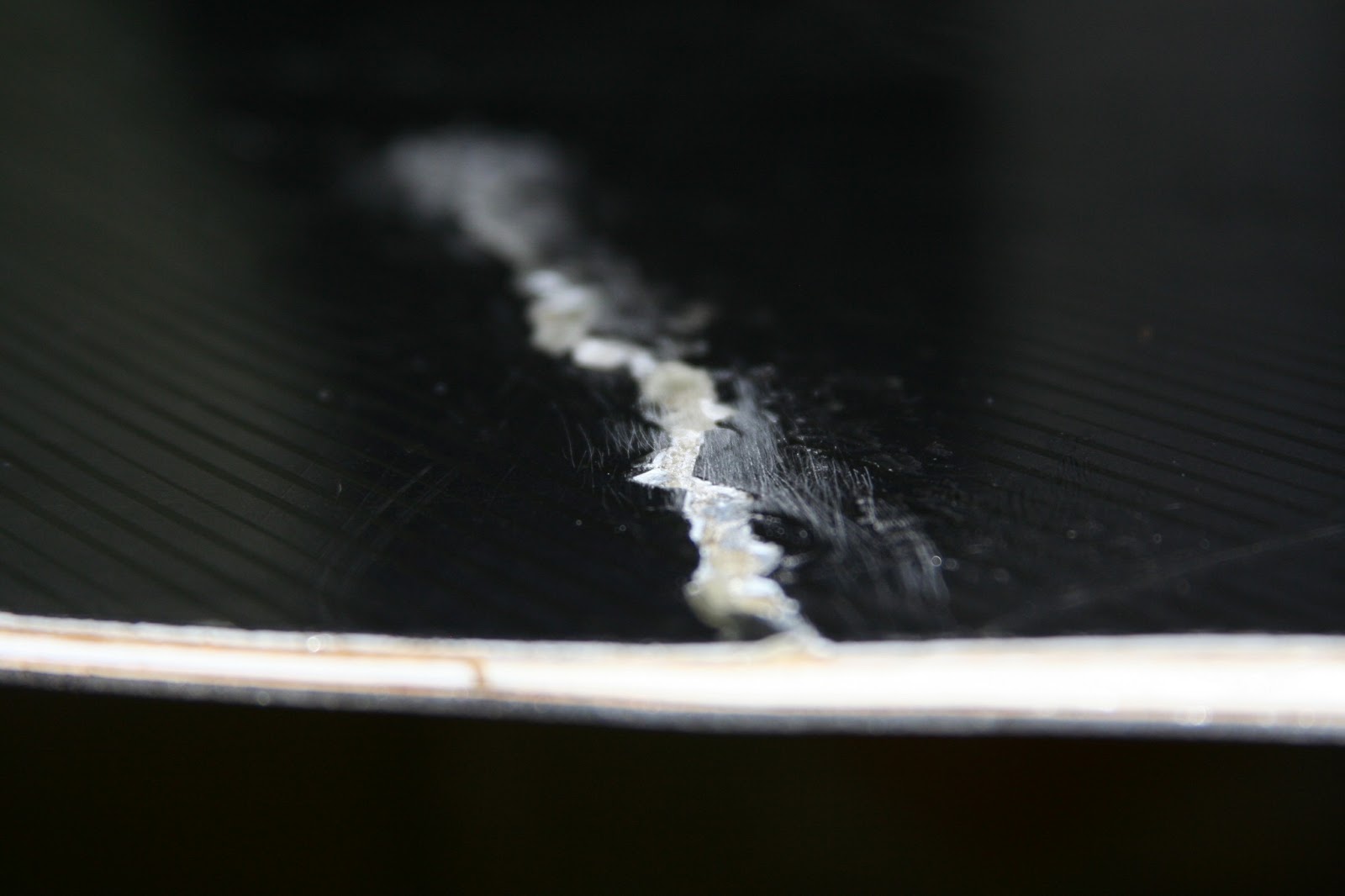 Cracked snowboard fix