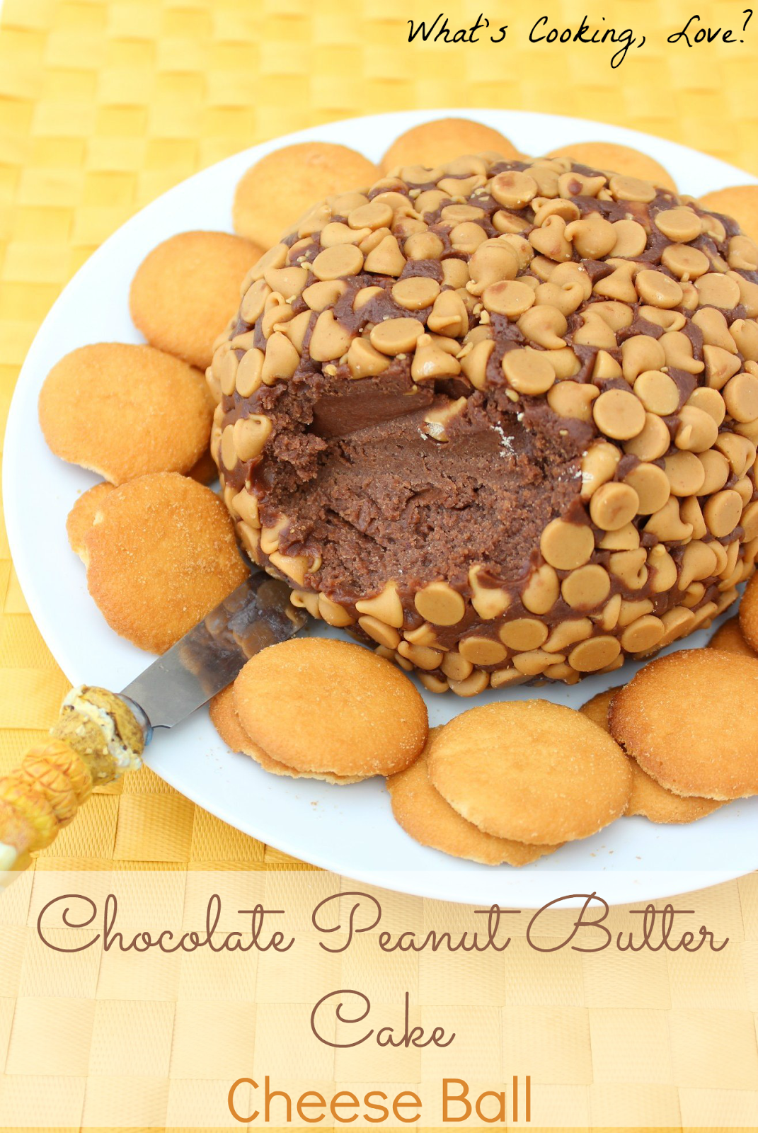 Chocolate Peanut Butter Cake Cheese Ball Whats Cooking Love?