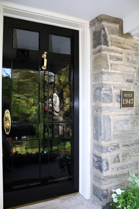 Chinoiserie Chic The Chinoiserie Front Door Glossy Black