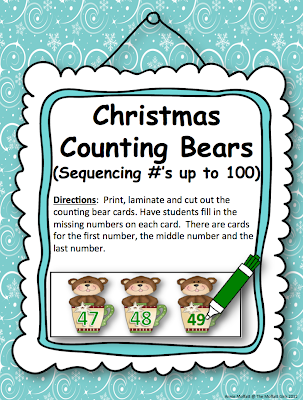 Hands-on Christmas Math Centers