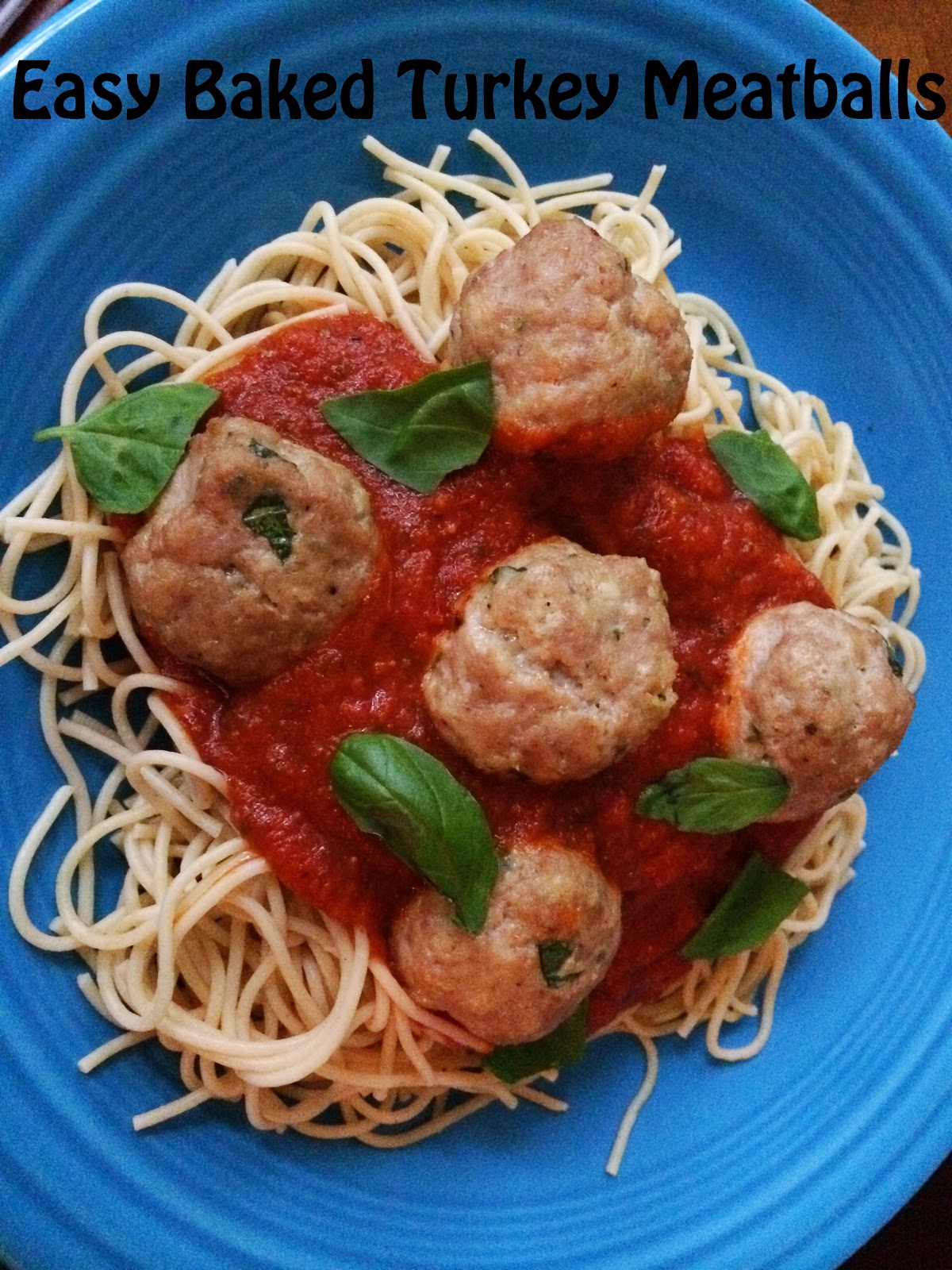 Easy Baked Turkey Meatballs LaForce Be With You