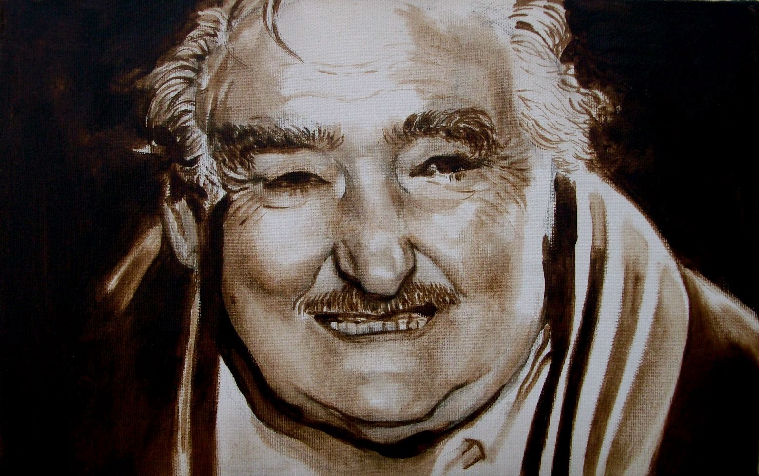 Mujica (mixed media on canvas 2014)