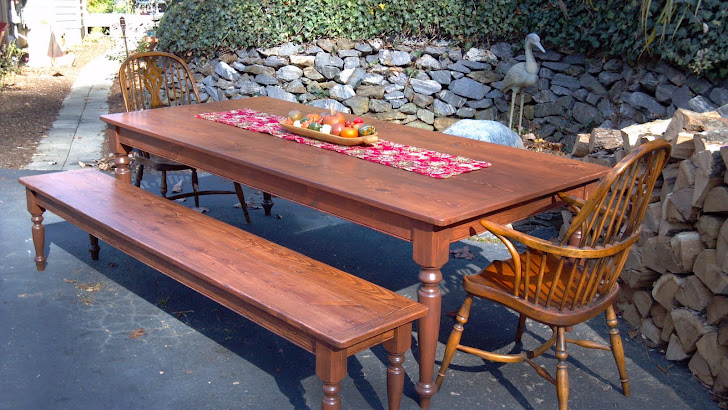 8ft x 44" Farm Table