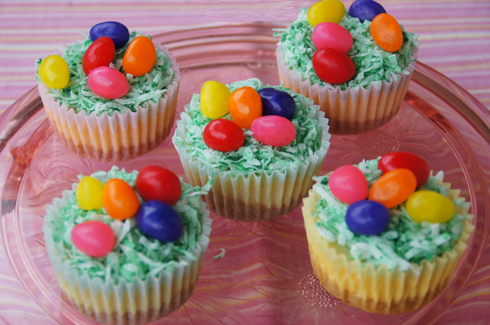 Little Bit of Everything Easter Basket Mini Cheesecakes Fifteen Cheesecakes