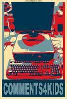 http://abbtechtuesday.edublogs.org/2011/02/08/comments4kids/ Picture of a computer with comment 4 kids wrote on the bottom