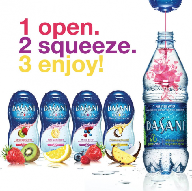 Flavor your water with Dasani Drops REANA ASHLEY