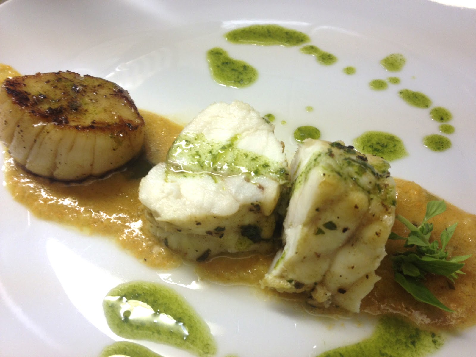 whatiatewhaticooked Saturday Supper! Roast Monkfish, Seared Scallops