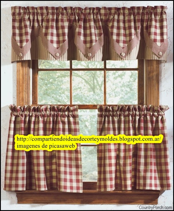 CORTE Y CONFECCIÓN: CORTINAS PARA LA COCINA