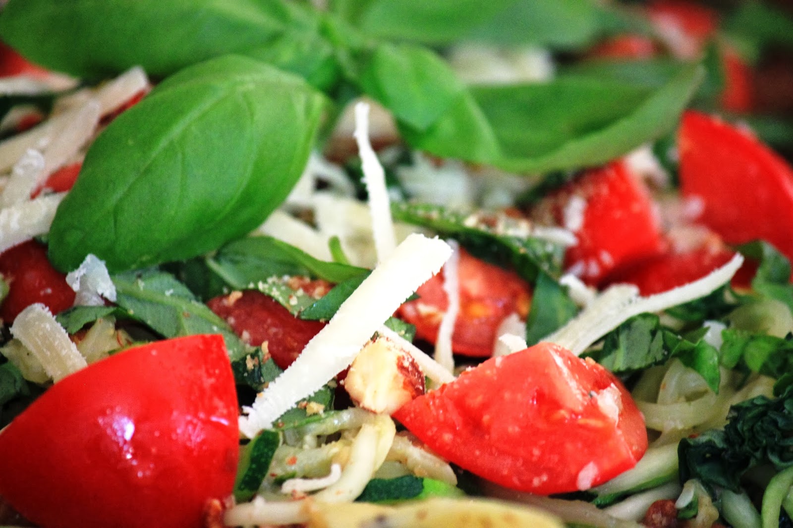 Being Bethany Jane Rustic Chorizo, Artichoke, Tomato & Basil Zucchini