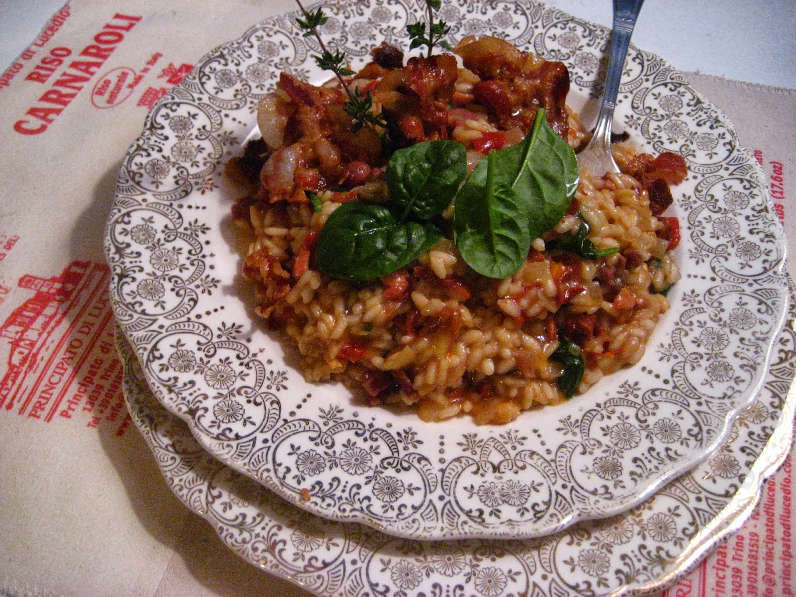 Marie est dans son assiette! Risotto carnaroli «la totale»