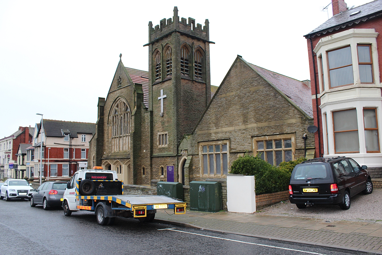 Roads and artifacts The Old Bank Warley and Dickson Road, Blackpool