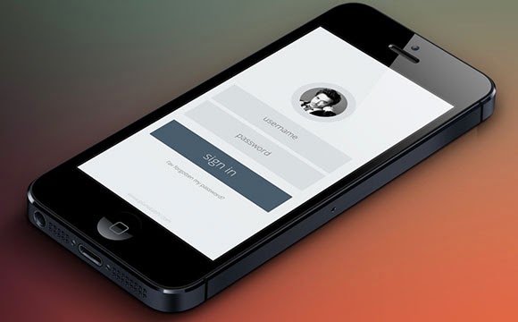 iPhone 5 Login Templates iPhone 5 Login Templates