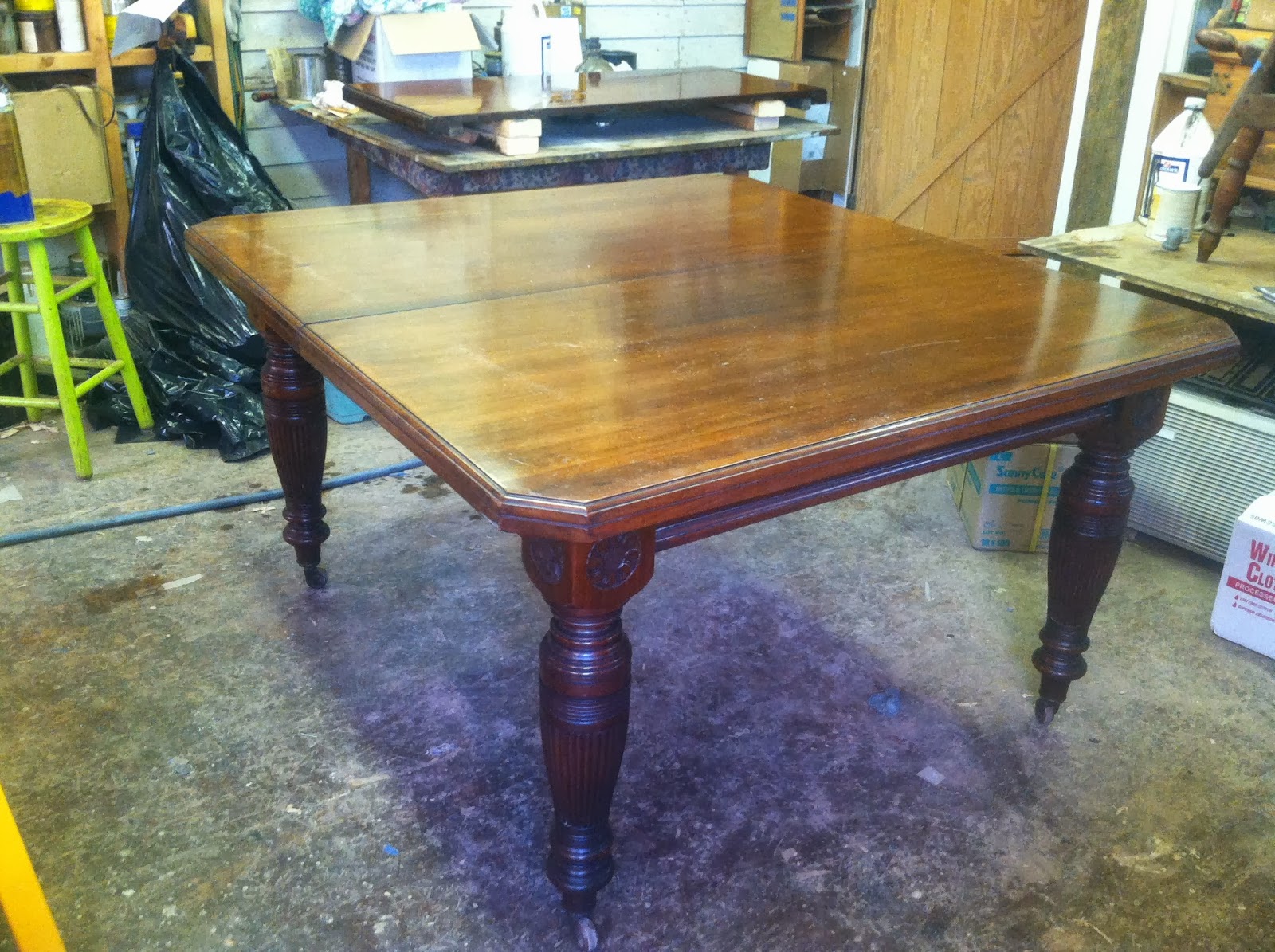 John Mark Power, Antiques Conservator Expanding Dining Room Table with