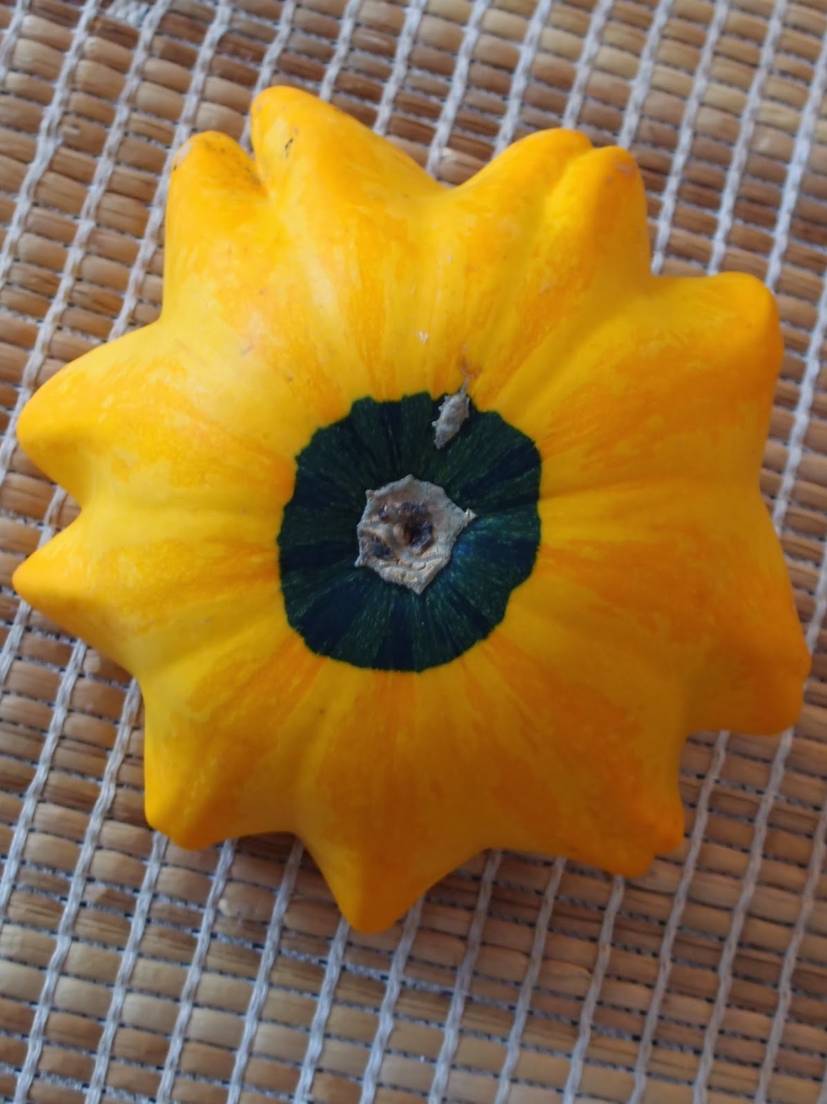 The VegHog Honey glazed flying saucer squash with chipotle chili mash