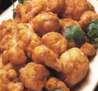 Coliflor rebozada recetas