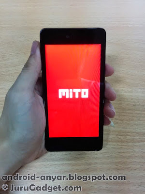 Logo Mito pada saat booting pertama kali Logo Mito pada saat booting pertama kali