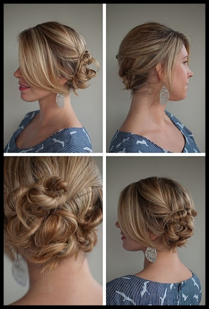 top 6 easy casual updos long