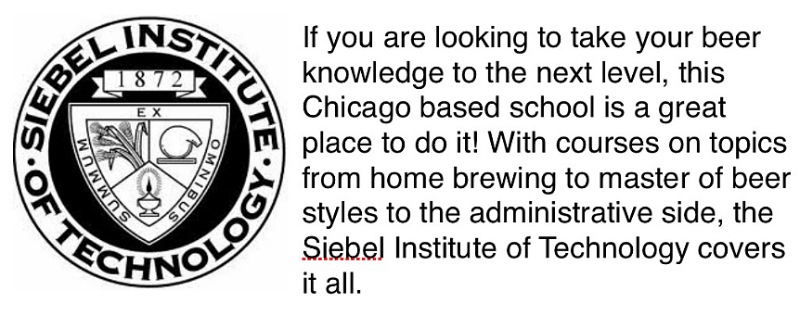 SIEBEL INSTITUTE OF Technology ~ Oldest US Brewing School; Chicago BEER STICKER 