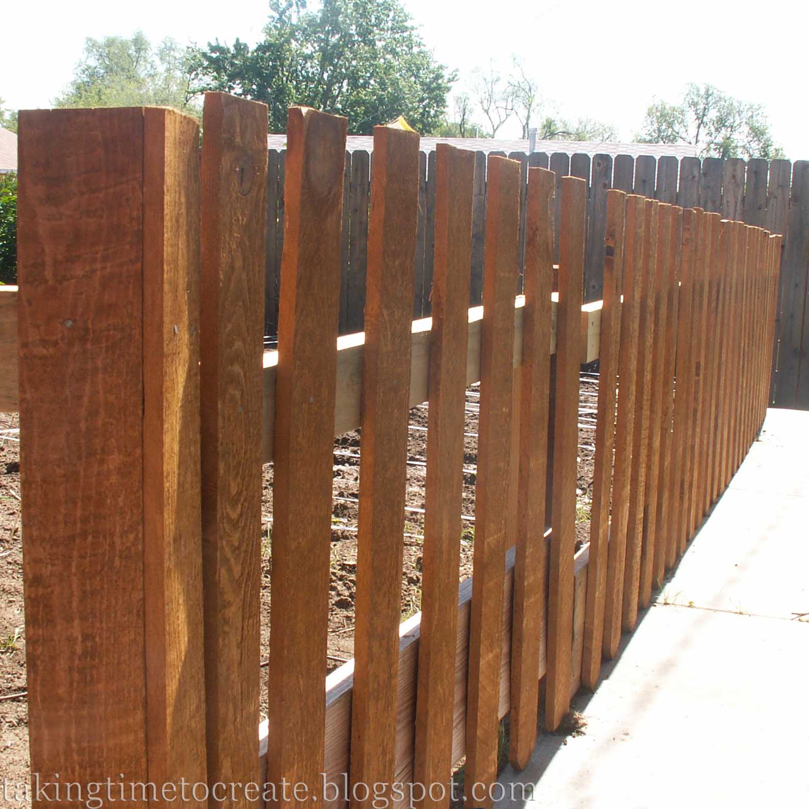 Taking Time To Create Stretch Your Garden Dollar Garden Fence and Row