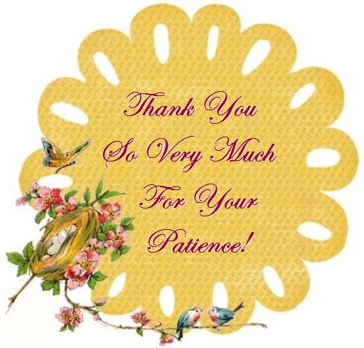 thank you for your patience thank you for your patience