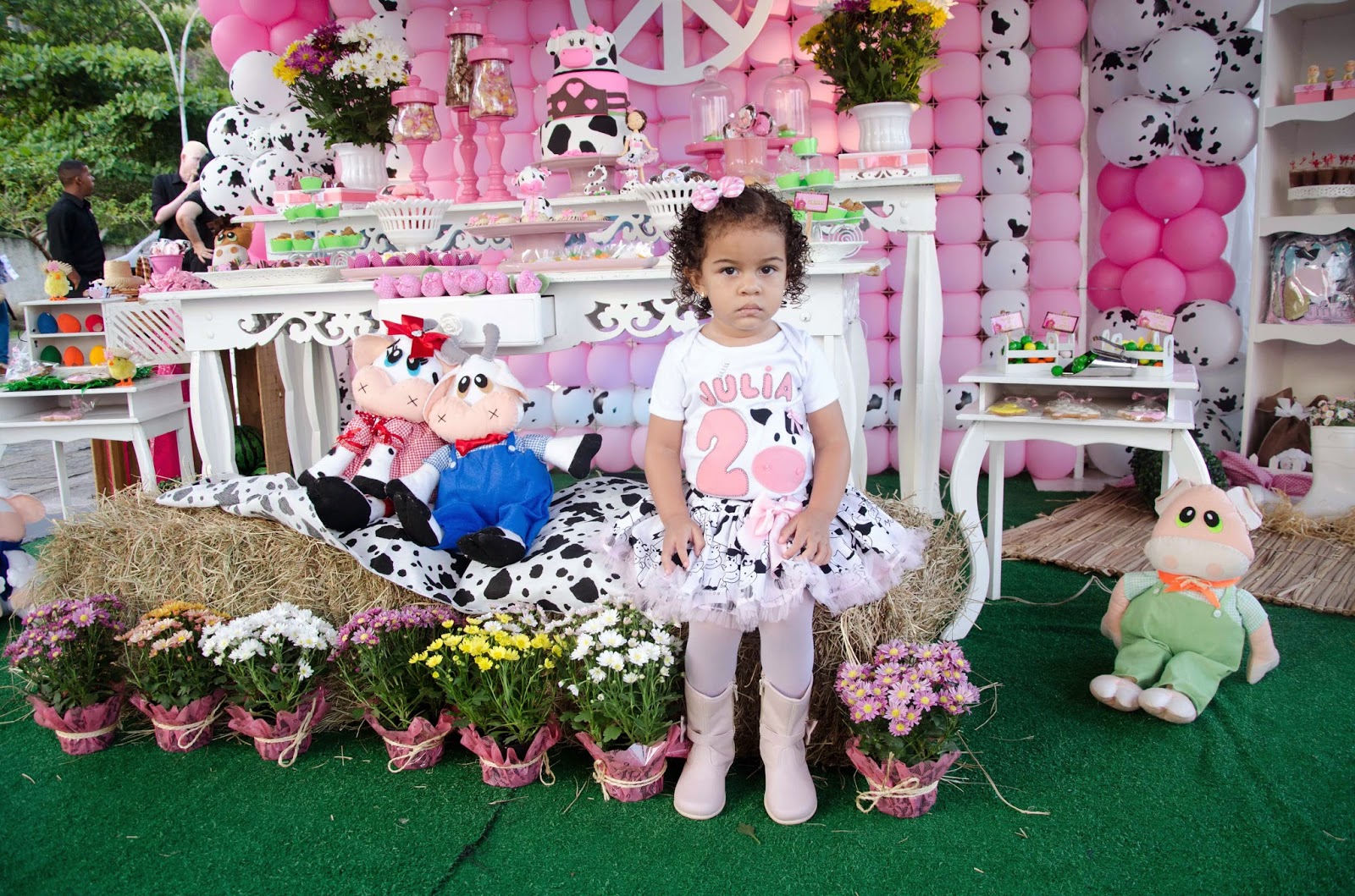 roupa fazendinha rosa