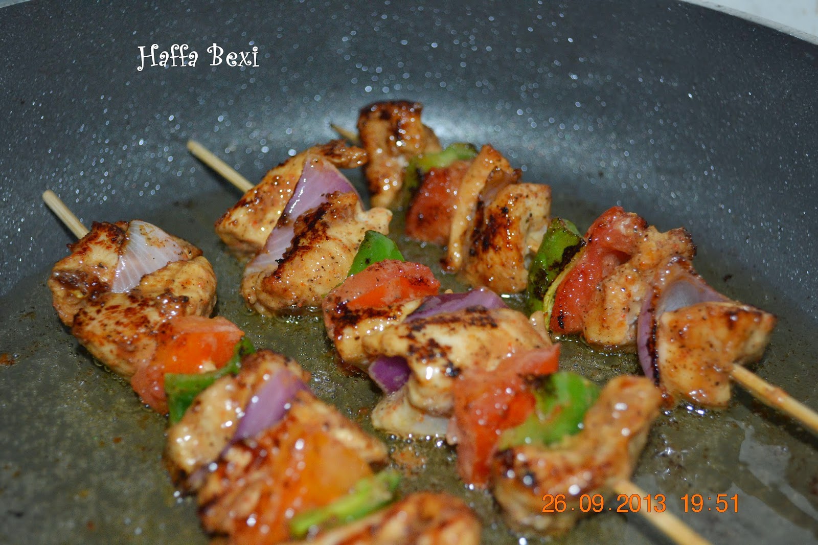 Chicken Shashlik with Sauce (Skewered Chicken) Haffa's kitchen adventures