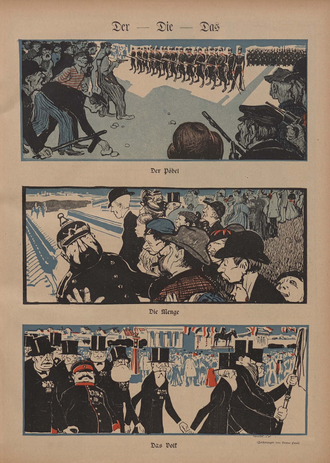 Bruno Paul au Simplicissimus, 1897