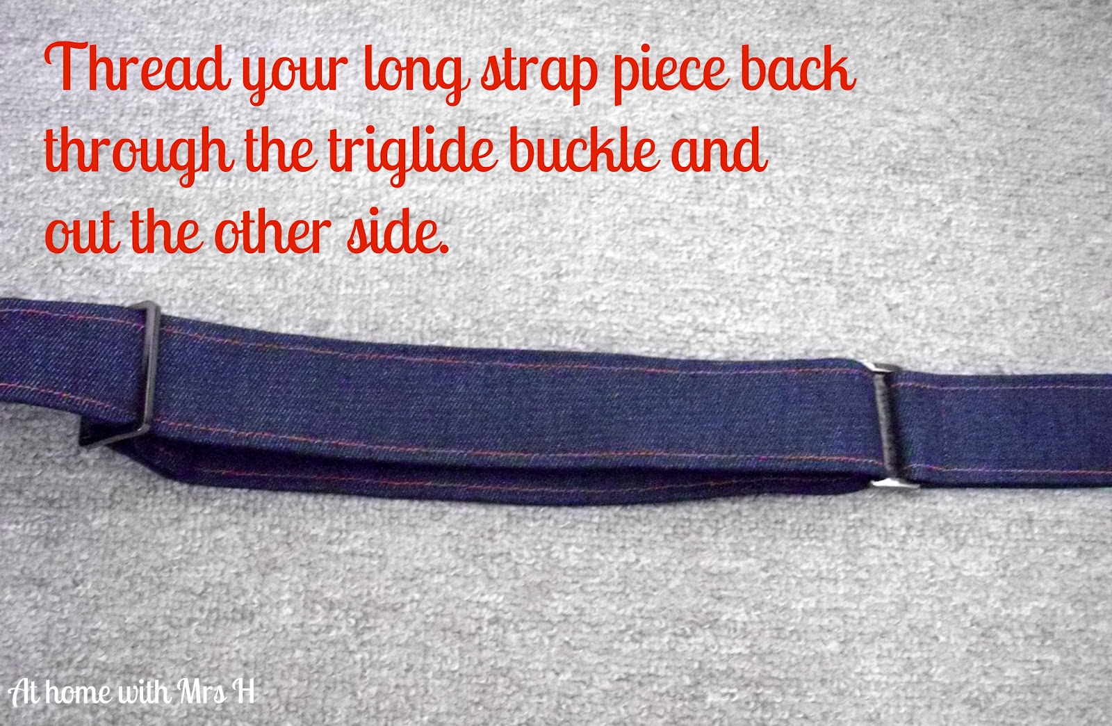 How To Make An Adjustable Strap - For Any Bag! - AppleGreen Cottage